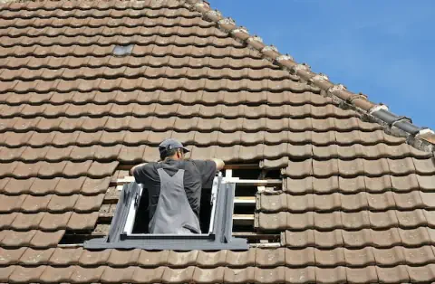 Pose de velux - Rochejean